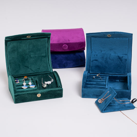 Velvet Jewellery Organizer Box