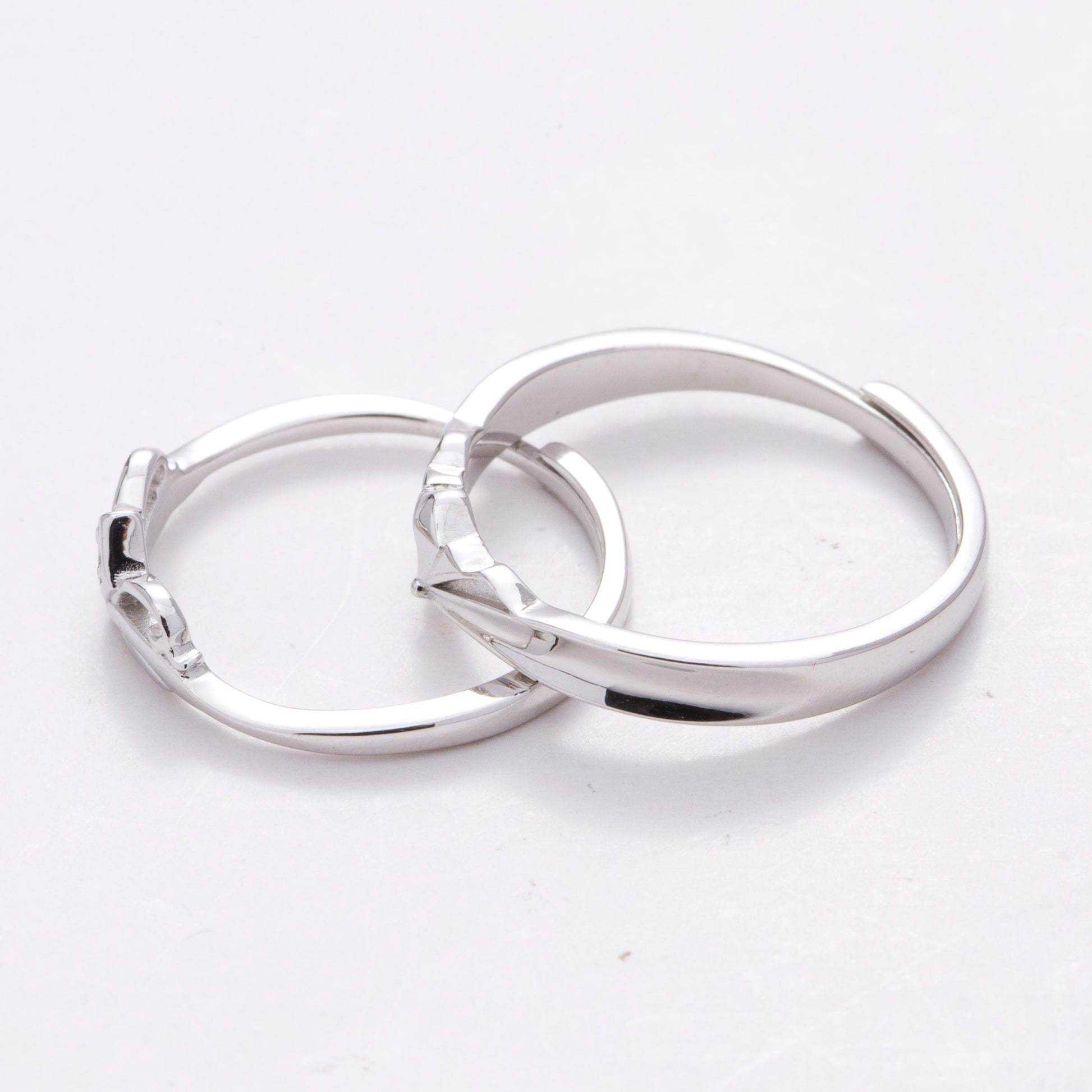 Matching Rings For Couples | Princess Knight Couple Rings | AVIJEWELRY