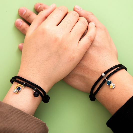 Astronaut Magnetic Couple Bracelets