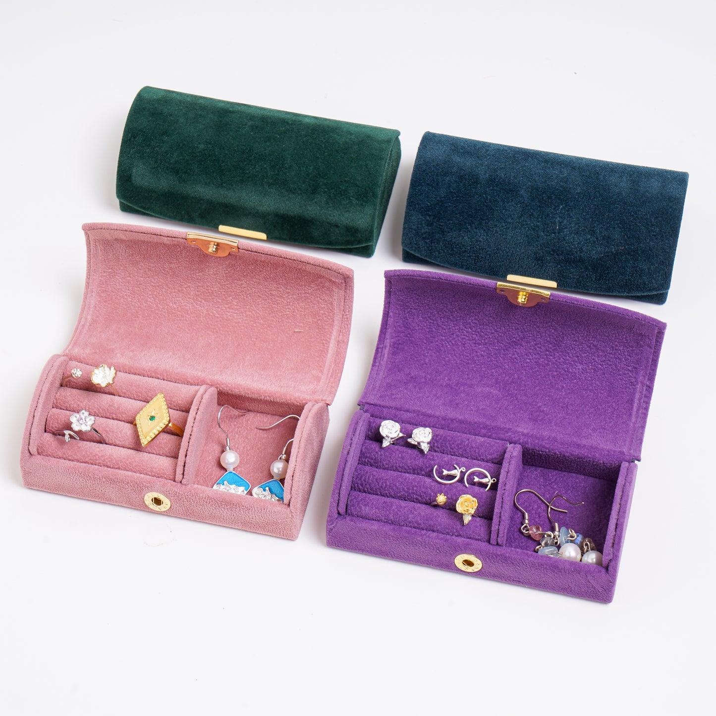 Exquisite Velvet Jewellery Organizer Box