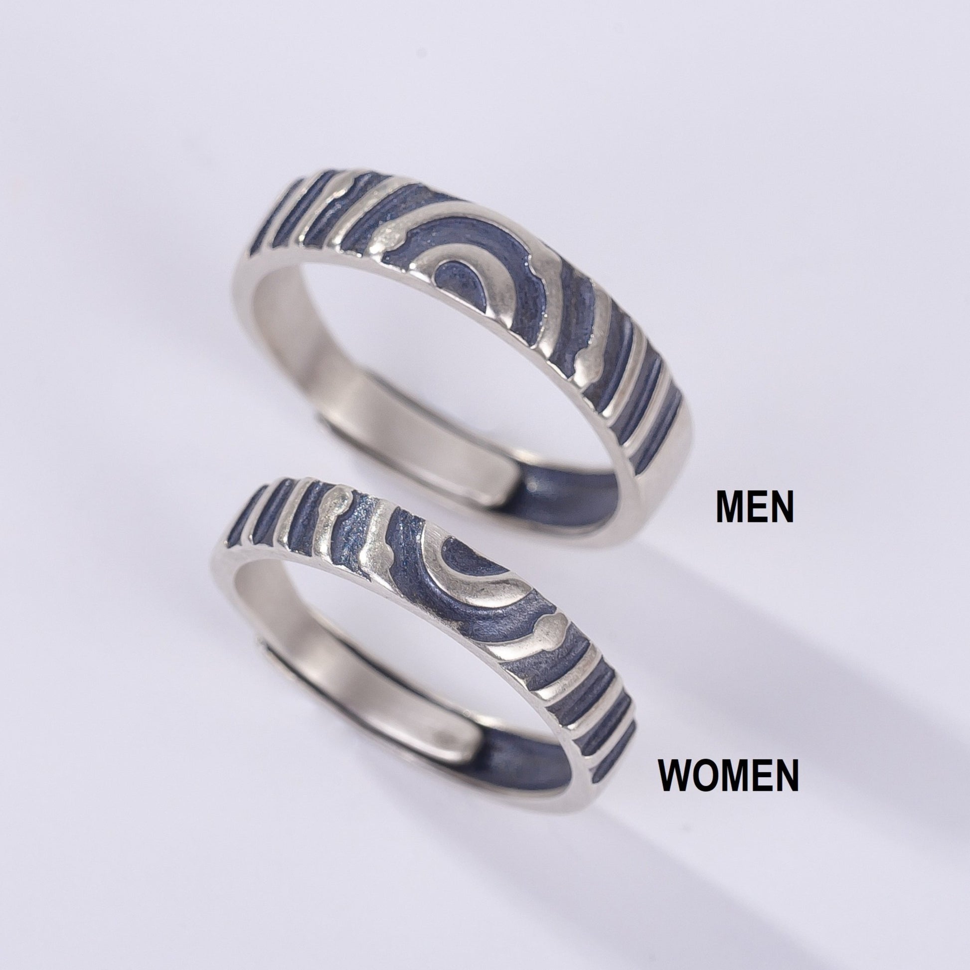 vintage style rings | Vintage Style Couple Rings | AVIJEWELRY
