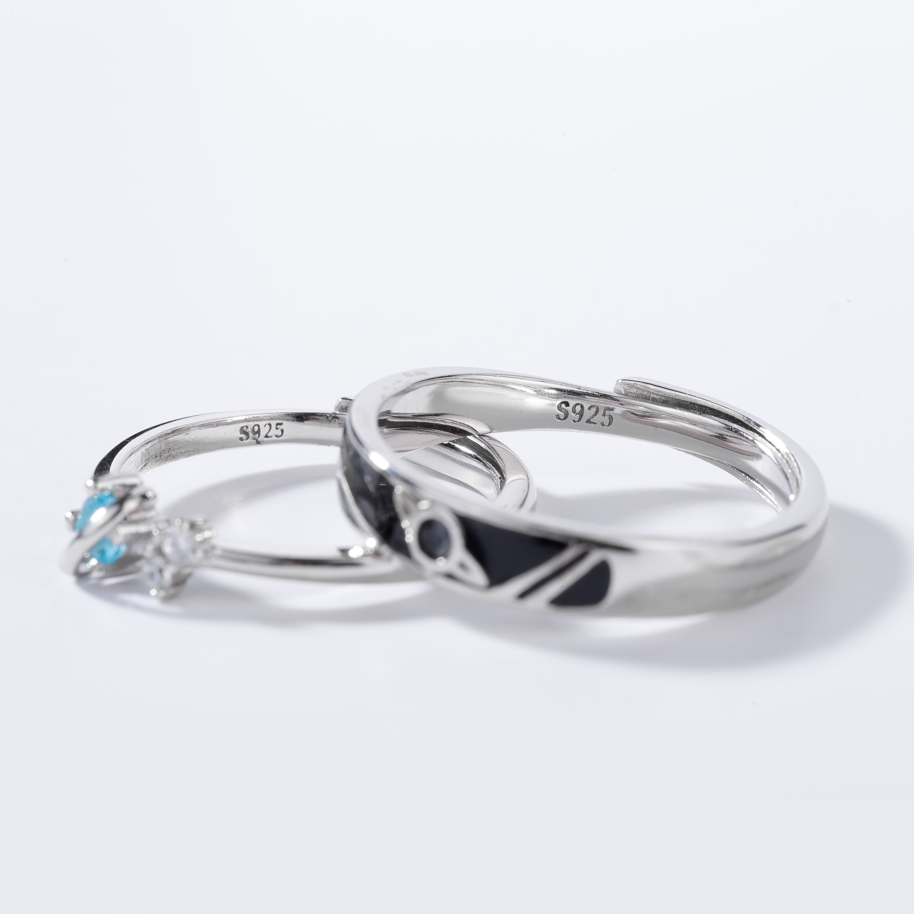 Thaya S925 Sterling Silver Couple Rings Bluestone Original Design For Women  And Men, Resizable Wedding And Engagement Rings, Fine Jewelry For Parties  230518 From Nian05, $14.35 | DHgate.Com