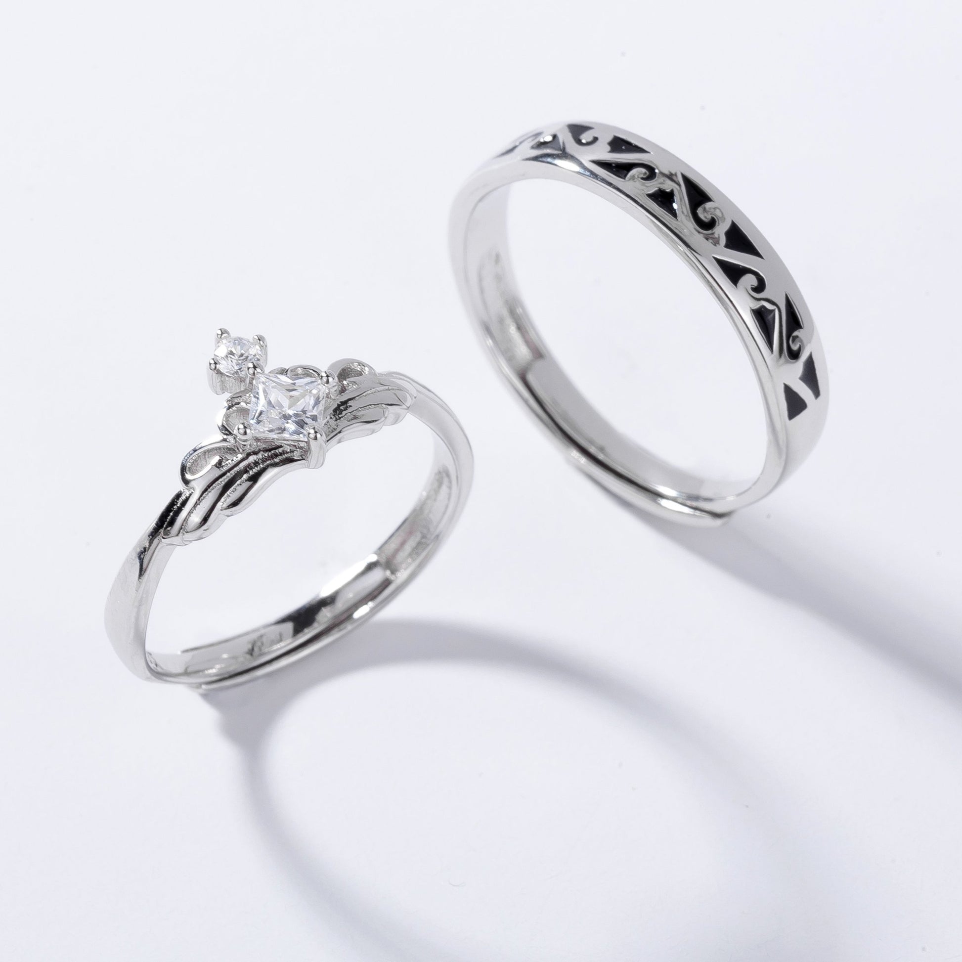 Princess Knight Couple Rings | Couple Rings | AVIJEWELRY