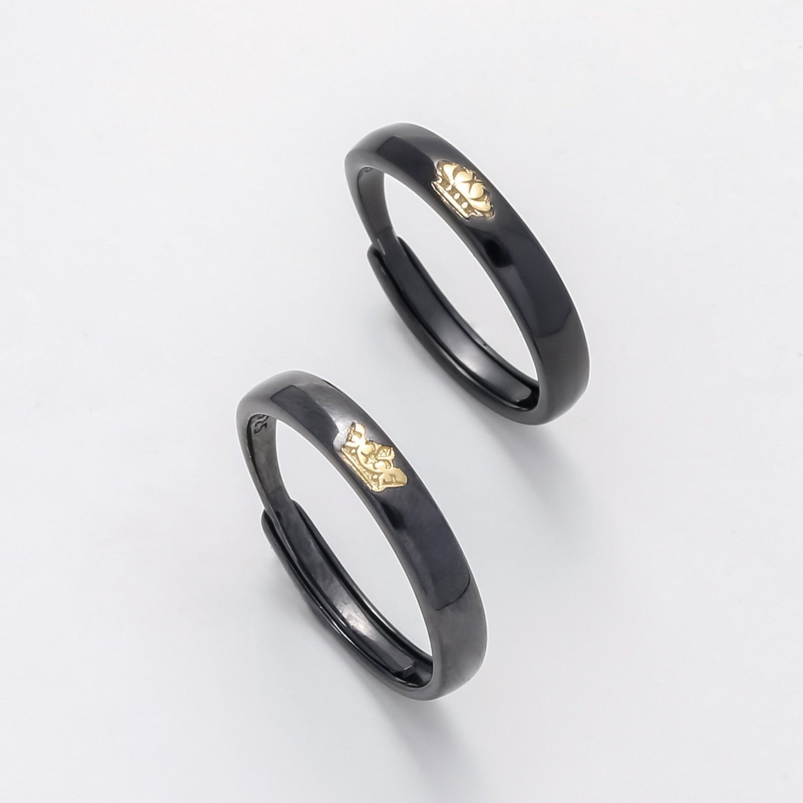 Stainless Steel Crown Couple Couple Rings Gold In Gold Color Perfect For  Couples, Lovers, And Promise Couple Rings Gold For Men And Women From  Lucky0001, $4.03 | DHgate.Com