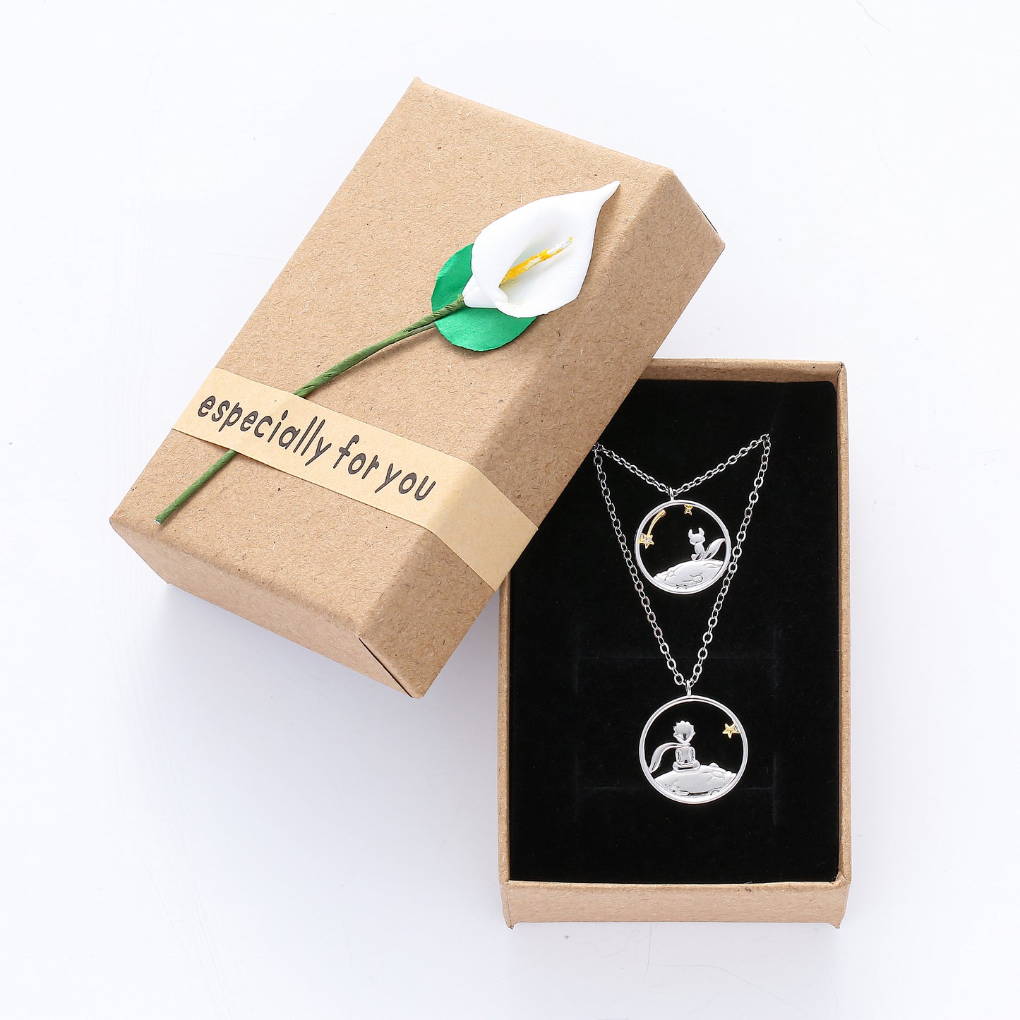 925 Sterling Silver Couple Necklaces